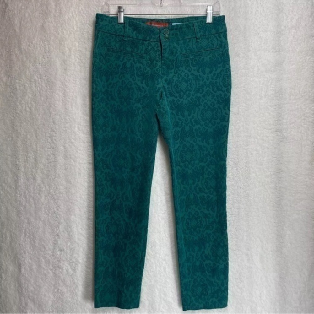 Cartonnier Charlie Ankle Pants Women’s Size 2‎ Green Velvet Anthropologie